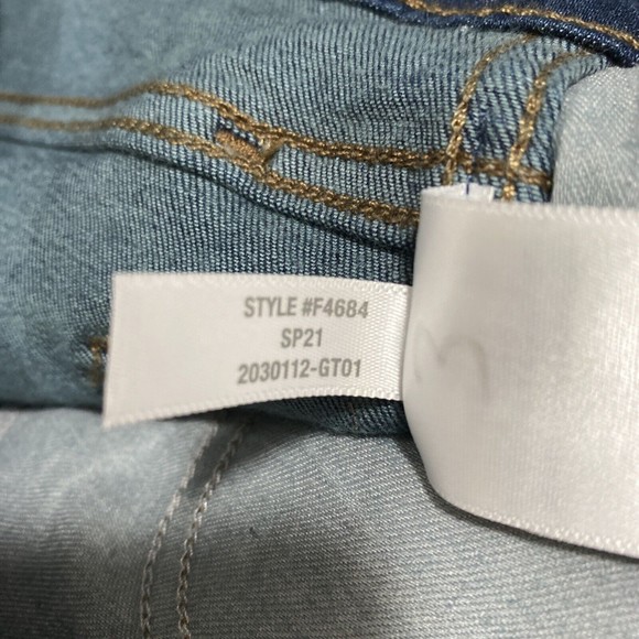 Madewell Women's 10" High-Rise Skinny Jeans in Hayes Wash f4684 size 27x28 $128 - Picture 7 of 11